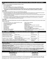 Form DCH-0569-BX-AUTH Application for an Apostilled/Authenticated Copy - Michigan Birth Record - Michigan, Page 2