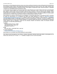 Formulario FAA-0098C Solicitud De Audiencia Por Ajuste De Transaccion Ebt - Arizona (Spanish), Page 3