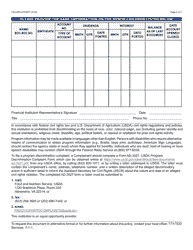 Form FAA-0051A Verification of Financial Accounts - Arizona (English/Spanish), Page 2