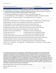 Form DDD-1678A Home Modifications Service Assessment - Arizona, Page 2