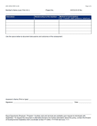 Form DDD-1678A Home Modifications Service Assessment - Arizona, Page 3
