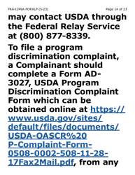 Form FAA-1249A-XLP Verification of Disability (Extra Large Print) - Arizona (English/Spanish), Page 14