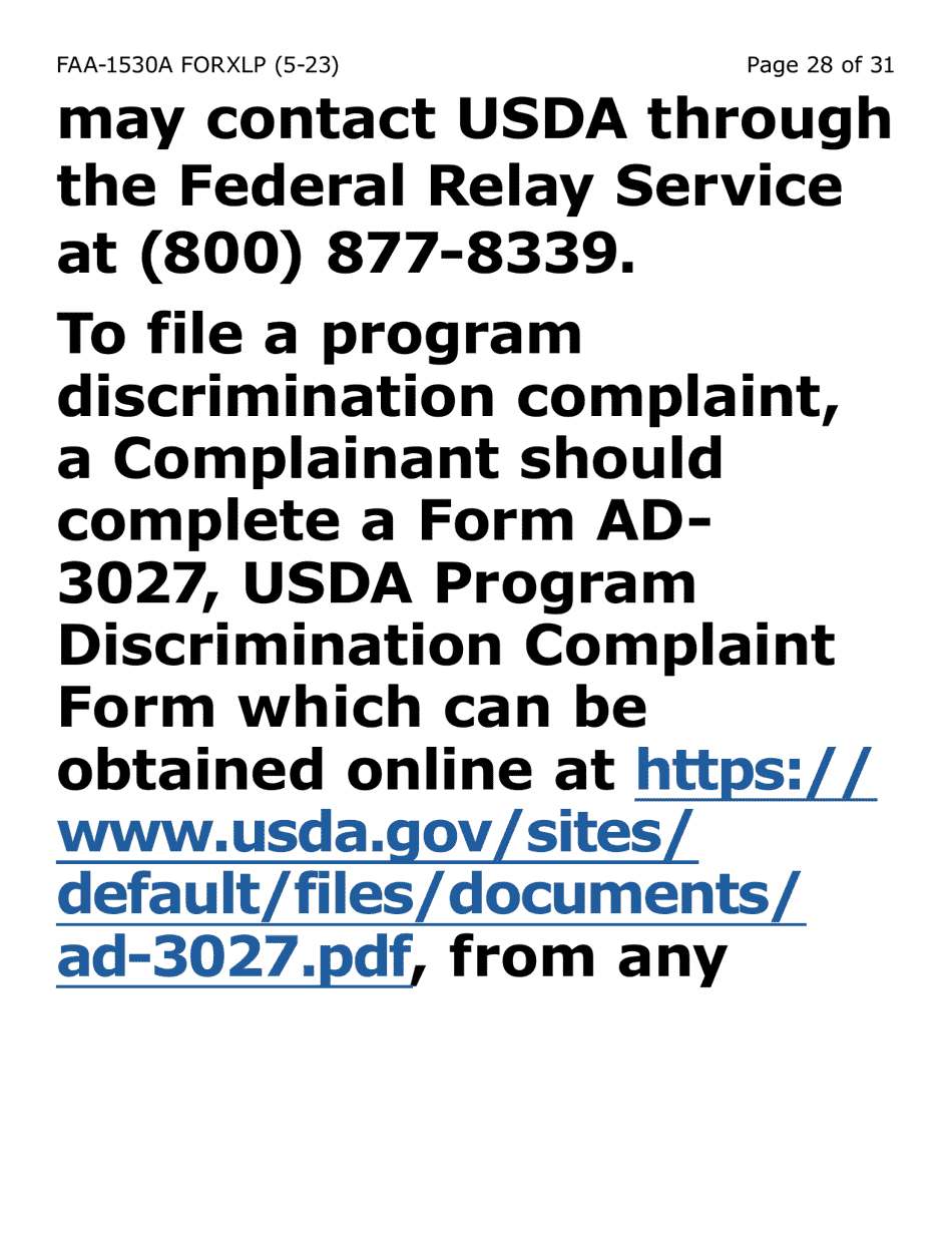 Form FAA-1530A-XLP Abawd Participation and Referral (Extra Large Print) - Arizona, Page 28