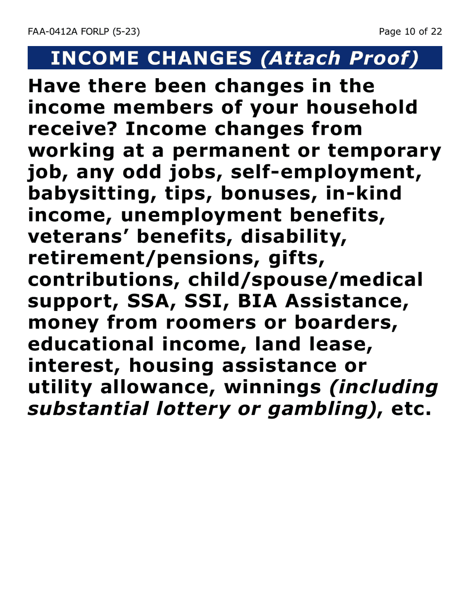 Form FAA-0412A-LP change Report (Large Print) - Arizona, Page 10