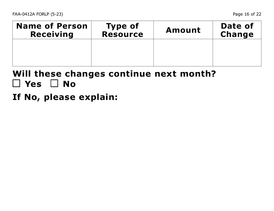 Form FAA-0412A-LP change Report (Large Print) - Arizona, Page 16