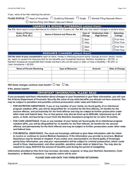 Form FAA-0412A Change Report - Arizona, Page 3