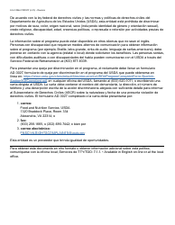 Formulario FAA-1494A-S Remocion De Un(A) Representante Autorizado(A) - Arizona (Spanish), Page 2