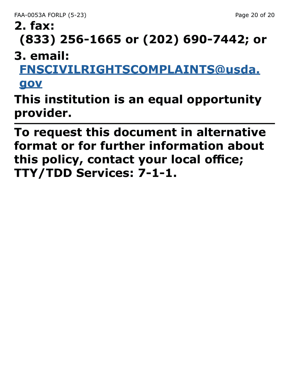 Form FAA-0053A-LP Verification of New / Current Employment (Large Print) - Arizona (English / Spanish), Page 20