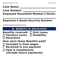 Form FAA-1701A-LP Verification of Terminated Employment (Large Print) - Arizona (English/Spanish), Page 9