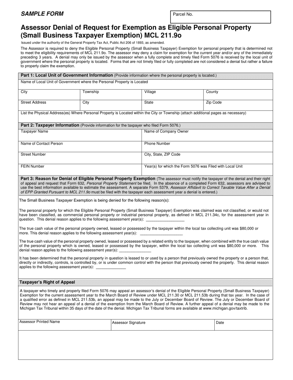 michigan-assessor-denial-of-request-for-exemption-as-eligible-personal-property-small-business