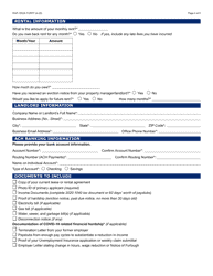 Form RAP-1002A Emergency Rental Assistance Program Manual Application - Arizona, Page 4