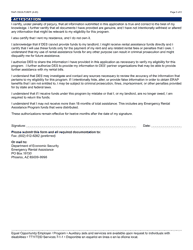 Form RAP-1002A Emergency Rental Assistance Program Manual Application - Arizona, Page 5