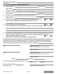 Form NHJB-2185-FP Petition for Adoption of Unrelated Minor Child - New Hampshire, Page 2