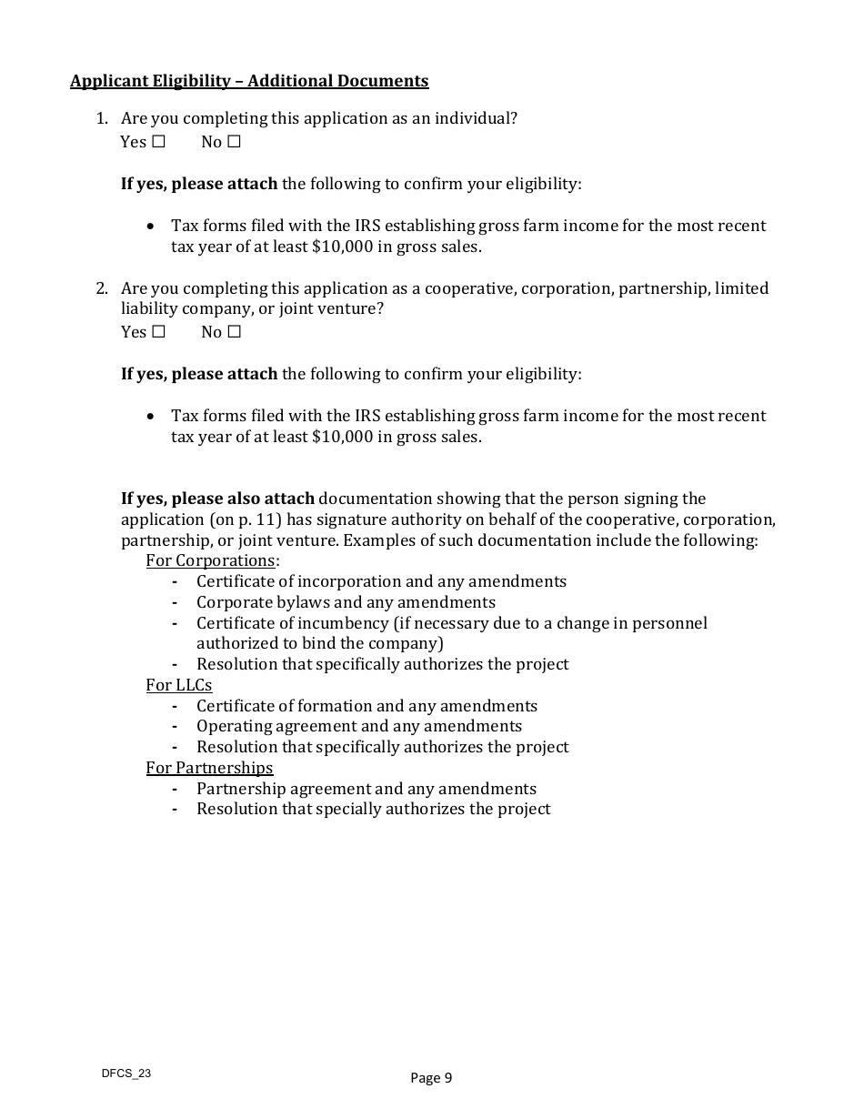 Application for Cost-Share Grant to Install Deer Fencing on Unpreserved Farmland - New Jersey, Page 10