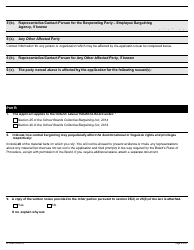 Form A-125 Application Under Section 25 or 26 of the Act - Ontario, Canada, Page 4
