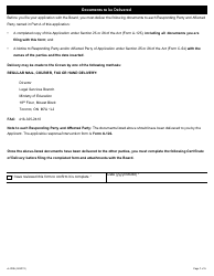 Form A-125 Application Under Section 25 or 26 of the Act - Ontario, Canada, Page 7