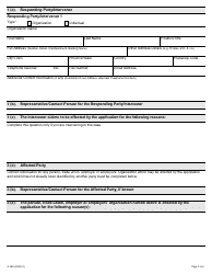 Form A-38 Response/Intervention - Application Concerning Work Assignment (Jurisdictional Dispute) - Ontario, Canada, Page 2