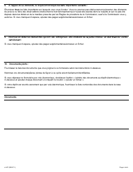 Forme A-47 Requete Relative a Un Etat Financier Insuffisant - Ontario, Canada (French), Page 4