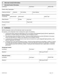 Form 2028E Supporting Ontario&#039;s Safe Employers (Sose) Occupational Health and Safety Management System (Ohsms) Accreditation Application - Ontario, Canada, Page 7