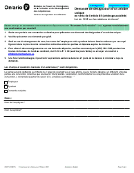 Document preview: Forme 2020F Demande De Designation D'un Arbitre Unique En Vertu De L'article 49 (Arbitrage Accelere) - Ontario, Canada (French)