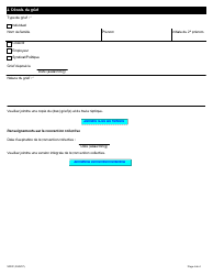 Forme 2020F Demande De Designation D&#039;un Arbitre Unique En Vertu De L&#039;article 49 (Arbitrage Accelere) - Ontario, Canada (French), Page 4