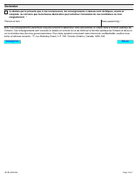Forme 2018F Demande D&#039;emploi Inspecteur De La Sante Et De La Securite Dans Les Mines - Ontario, Canada (French), Page 7