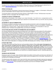 Form A-31 Application Regarding Union&#039;s Duty of Fair Referral - Ontario, Canada, Page 5