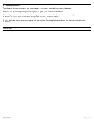 Forme A-62 Reponse/Intervention - Requete En Vertu De L&#039;article 21, 22 Et/Ou 23 De La Loi - Ontario, Canada (French), Page 4