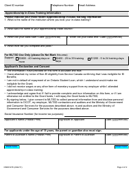 Form ON00127E Grant for Apprentice Learning Program (The Grant) Eastern Region - Ontario, Canada, Page 2