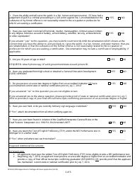 Form BCHS-QI-9010 Application for Michigan Bei Examination - Michigan, Page 2