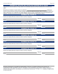 Formulario LCR-1056A-S Declaracion De Entendemiento Del Solicitante Para Hogar De Desarrollo Para Nino O Adulto - Arizona (Spanish), Page 2