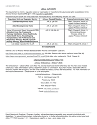 Form LCR-1005A Notice of Inspection Rights - Arizona, Page 2