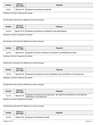 Forme ON00023F Criteres De Reconnaissance DES Employeurs Demande Concernant La Certification Et L&#039;organisme De Gouvernance DES Verificateurs - Ontario, Canada (French), Page 10
