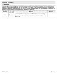 Forme ON00023F Criteres De Reconnaissance DES Employeurs Demande Concernant La Certification Et L&#039;organisme De Gouvernance DES Verificateurs - Ontario, Canada (French), Page 7