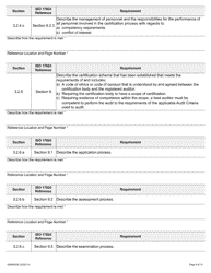 Form ON00023E Employer Recognition Criteria - Governing Body of Auditors Application - Ontario, Canada, Page 9