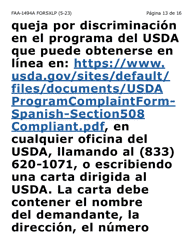 Formulario FAA-1494A-SXLP Remocion De Un(A) Representante Autorizado(A) (Letra Extra Grande) - Arizona (Spanish), Page 13