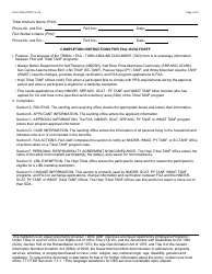 Form FAA-1125A Tribal/FAA - Turn Around Document (Tad) - Arizona, Page 3