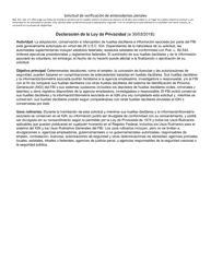 Solicitud De Verificacion De Antecedentes Penales - Nebraska (Spanish), Page 3