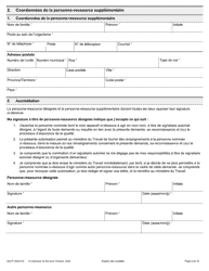 Forme 2027F Reconnaissance DES Employeurs Pour La Securite Au Travail En Ontario Demande De Reconnaissance DES Employeurs Par Le Directeur General De La Prevention (Dgp) - Ontario, Canada (French), Page 8