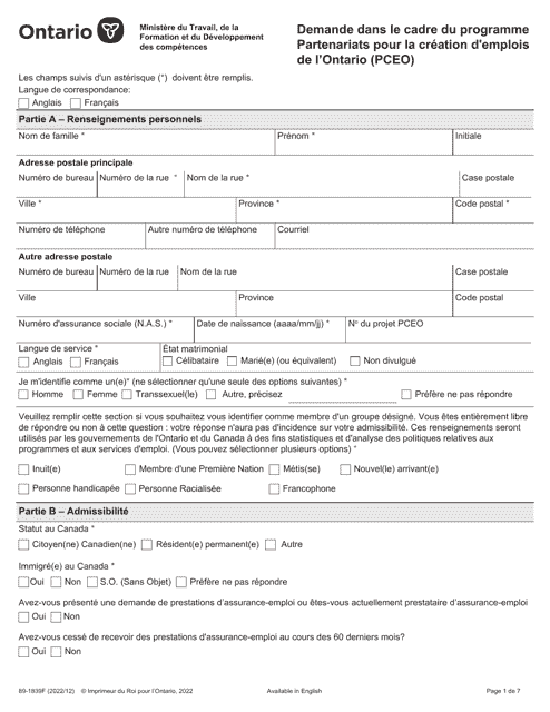 Forme 89-1839F  Printable Pdf