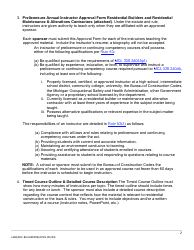 Prelicensure Course Approval Application and Notice - Residential Builders and Residential Maintenance &amp; Alterations Contractors - Michigan, Page 2