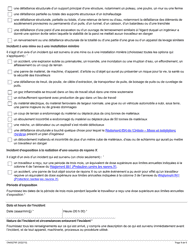 Forme ON00276F Signalement D&#039;un Deces, D&#039;une Blessure, D&#039;une Maladie Ou D&#039;un Incident Sur Le Lieu De Travail (Articles 51, 52 Et 53 De La Lsst) - Ontario, Canada (French), Page 8