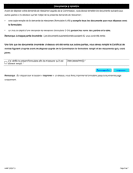 Forme A-49 Demande De Reexamen - Ontario, Canada (French), Page 5