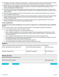 Form 12-1659E Sponsor Agreement - Ontario, Canada, Page 2