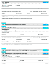 Form A-127 Application Under Section 28 or 45.1 of the Act - Ontario, Canada, Page 2