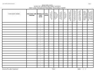 Form OCFS-4879 Child Day Care Program Training Tracking Chart - New York, Page 2