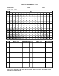Illinois The Pacer Group Score Sheet Download Printable Pdf