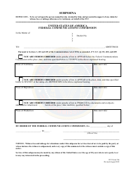 FCC Form 766 Subpoena, Page 2