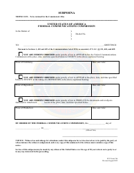 FCC Form 766 Subpoena, Page 3