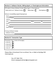 Edi Enrollment Form - Allyalign Edi, Page 2